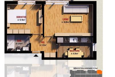 Apartament cu 2 camere decomandat în Fundeni - 2