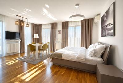 Apartament cu 3 camere semidecomandat, mobilat în Între Lacuri
