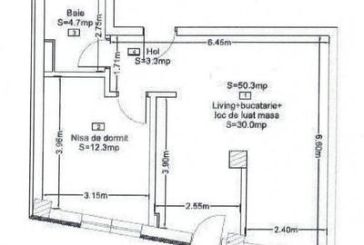 Apartament cu 2 camere în Central