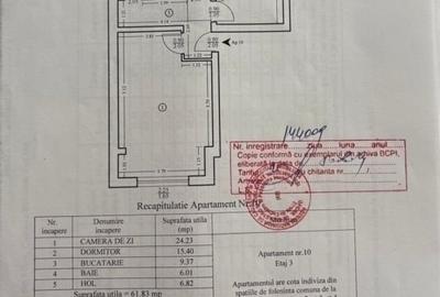 Apartament cu 2 camere decomandat în Vișani - 10