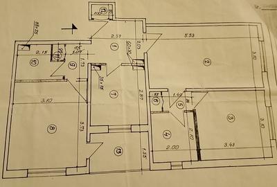 Apartament cu 3 camere semidecomandat în Dristor - 11