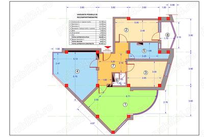 Vand apartament 3 camere,92 mp, decomandate, Ultracentral Hunedoara - 1