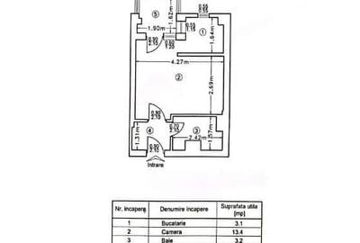 Apartament 1 camera 25mp Frumoasa - 2