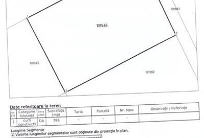 Lot  pentru casa, 800 mp intravilan, Bod, 15 min Brasov - 3