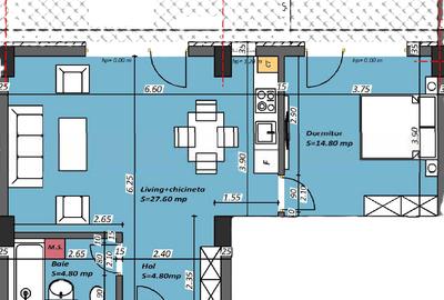 Apartament cu 2 camere în Tomis Nord - 10