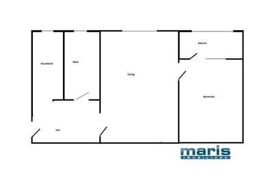 Apartament cu 2 camere semidecomandat în Gara Mare - 8