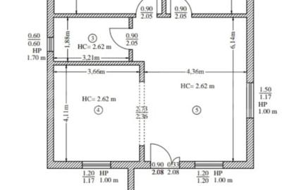 Casa pe parter in Carcea, 103 mp utili, zona Metro, teren 260 mp - 3
