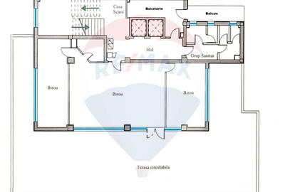 Spatiu birouri de inchiriat 150 mp Calea Turzii. Comision 0% - 9