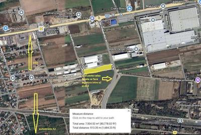 Teren de 5000 mp, în Brănești - 1