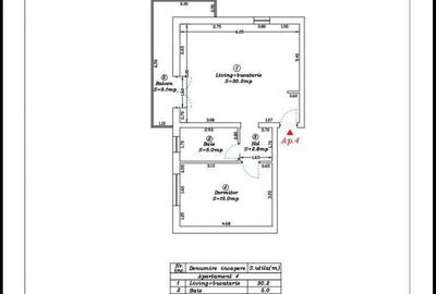Apartament cu 2 camere în Calea Urseni