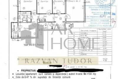 Apartament 4 camere 80mp , P-ta Mihai Viteazul , zona centra - 9