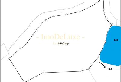 Teren extravilan langa lac, 8500mp, priveliste, acces, utilitati, zona Baciu - 9