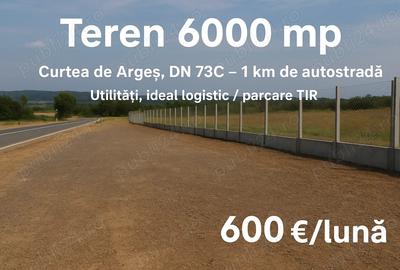 Inchiriez 6000 mp lanaga autobanda cu deschidere la strada principala 40 m trifazic apa gaz - 1