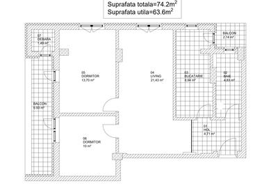 Apartament 3 camere + parcare / Bucurestii Noi - 15