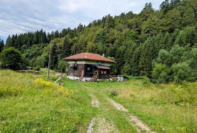 Predeal,P+1,casa din busteni,in spatele terenului-raul Prahova,posibil extindere