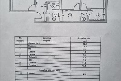 Apartament cu 3 camere decomandat în Libertății - 5