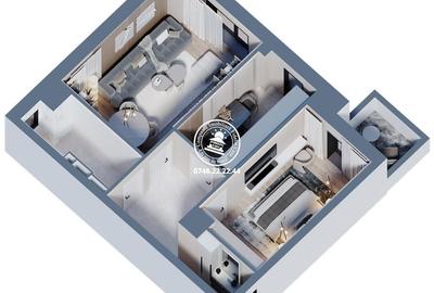 Apartament cu 2 camere în Frumoasa - 10