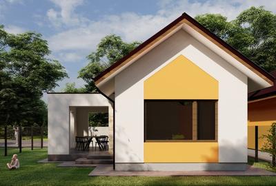 Casă individuală cu 3 camere în Tunari