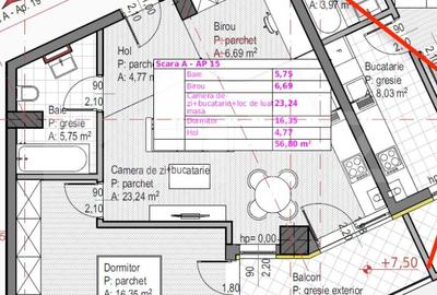 Apartament cu 2 camere + birou, Soporului - aproape de Iulius Mall
