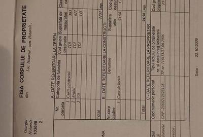 Casă cu 3 camere cu Teren 1116 Mp în Hotarele - 1