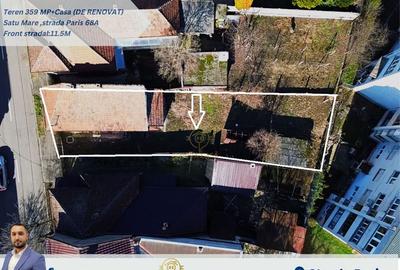 Teren 359MP Strada Paris+Casa care necesita Renovare sau ... - 1