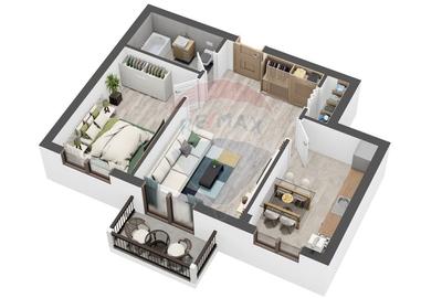 Apartament NOU LA CHEIE cu 2 camere de vanzare Selimbar Apartament NOU LA CHEIE cu 2 camere de vanzare Selimbar - 3