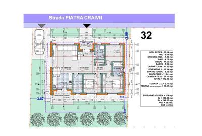 Casă individuală cu 4 camere cu Canalizare în Micești - 3