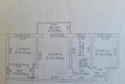 Apartament cu 3 camere semidecomandat în Ultracentral - 10