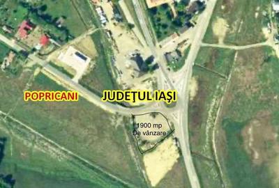 Teren de 1900 mp, în Popricani - 3