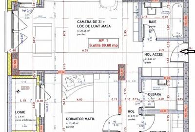 Apartament cu 4 camere semidecomandat în Florești - 2