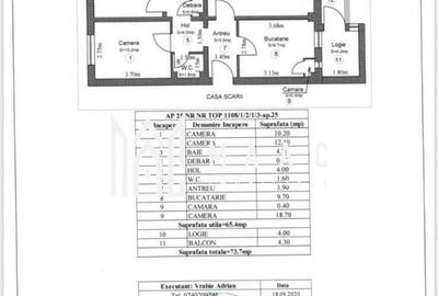 Apartament 3 camere | Etaj 3 | Balcon | Pivnita | V Aaron - 2