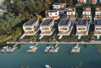 Ansamblu exclusivist de vile la Snagov- deschidere la lac, ponton privat - 2