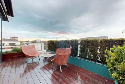 Penthouse cu 2 camere decomandat, mobilat în Floreasca - 20