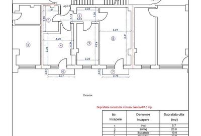 Apartament cu 2 camere în Ștefan cel Mare - 15