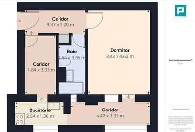 Apartament cu 1 camera in zona Fratelia - 1