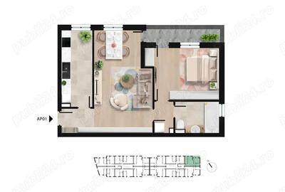 Apartament cu 2 camere decomandat în Giulești - 3