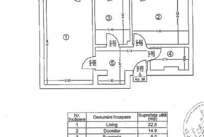 Apartament cu 2 camere decomandat în Theodor Pallady