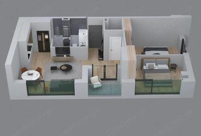 3 camere exclusivist, in cladire noua tip boutique building, parcare - 5