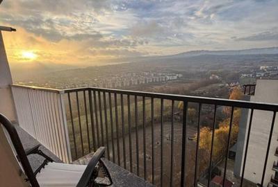 Apartament cu 2 camere semidecomandat, mobilat în Borhanci