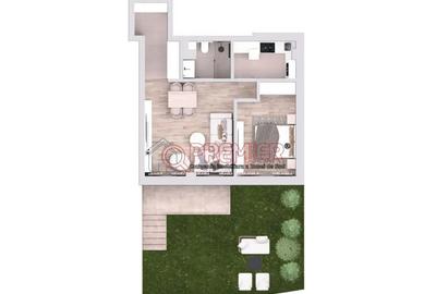 Apartament cu 2 camere semidecomandat în Parcul Carol - 2
