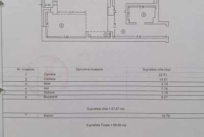 Apartament cu 2 camere semidecomandat, mobilat în Nord - 4