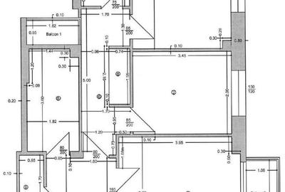 Apartament cu 3 camere decomandat în Central