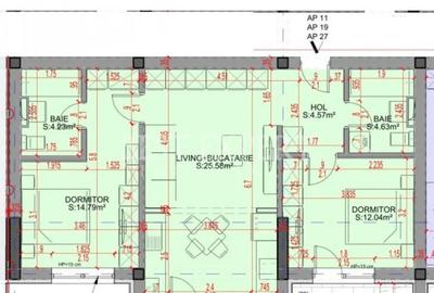 Apartament cu 3 camere decomandat în Titan - 1