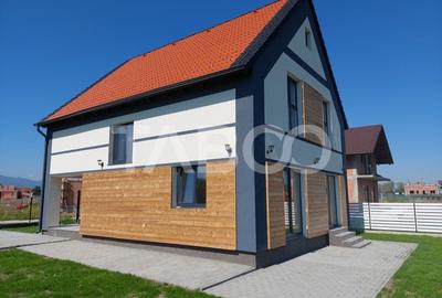 Casa de vanzare 4 camere 3 bai 119 mp 470 mp de teren in Talmaciu - 3