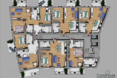Locuinta cu 2 camere in Ansamblul ComoPark , bloc B ! - 12
