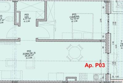 Apartament cu 2 camere semidecomandat în Ultracentral