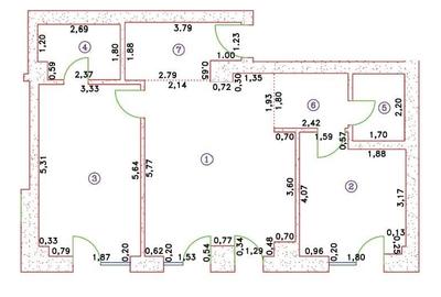 PARTER 3 CAMERE VANZARE CORTINA 126 - 7