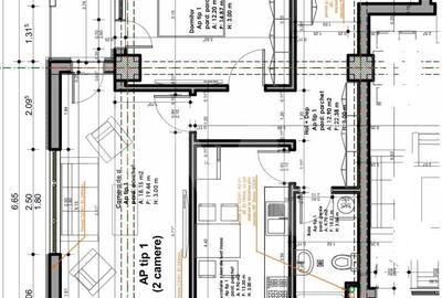 Apartament cu 2 camere decomandat în Veterani - 2