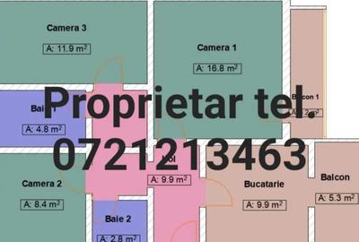 Apartament cu 3 camere în Central - 1