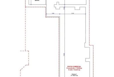 Spa?iu comercial, 62 mp, zona Ultracentral - 1